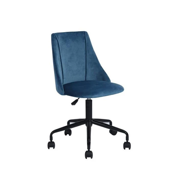 כסא משרדי ארגונומי מסתובב מקטיפה מסתובבת